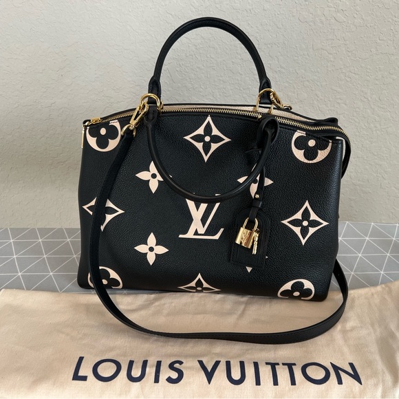 Louis Vuitton Grand Palais Bicolor Monogram Empreinte Black Beige - Picture 1 of 16